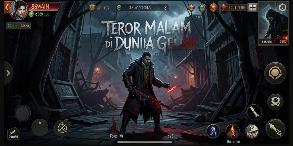 Gameplay menyeramkan dengan suasana gelap yang memikat.