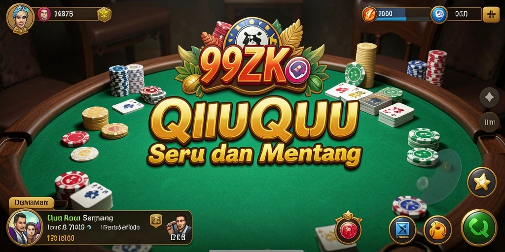 Tampilan gameplay QiuQiu yang menarik dan mendebarkan.