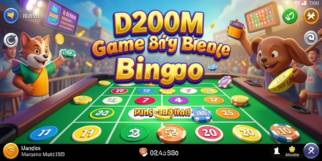 Gameplay seru D200M yang penuh tantangan Bingo.