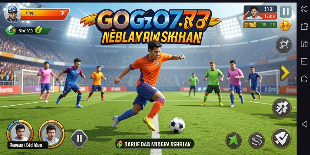 Tampilan mendebarkan dari gameplay GOGO77 yang penuh aksi olahraga.