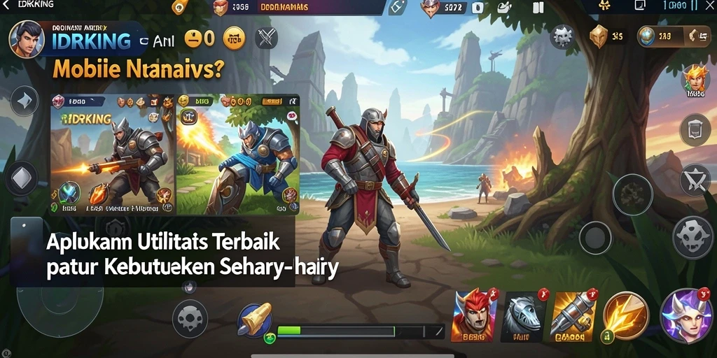 Tampilan antarmuka pengguna IDRKING yang modern dan intuitif.