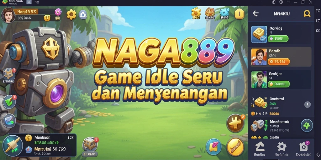 Tampilan gameplay NAGA889 dengan aksi Idle yang seru.
