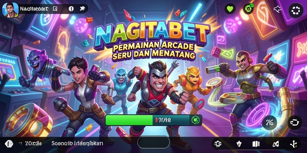 Tampak seru gameplay NAGITABET dengan aksi yang mendebarkan.