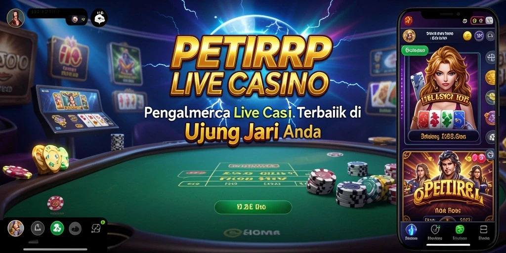 Tampilan gameplay Live Casino di PETIRRP yang menegangkan dan interaktif.