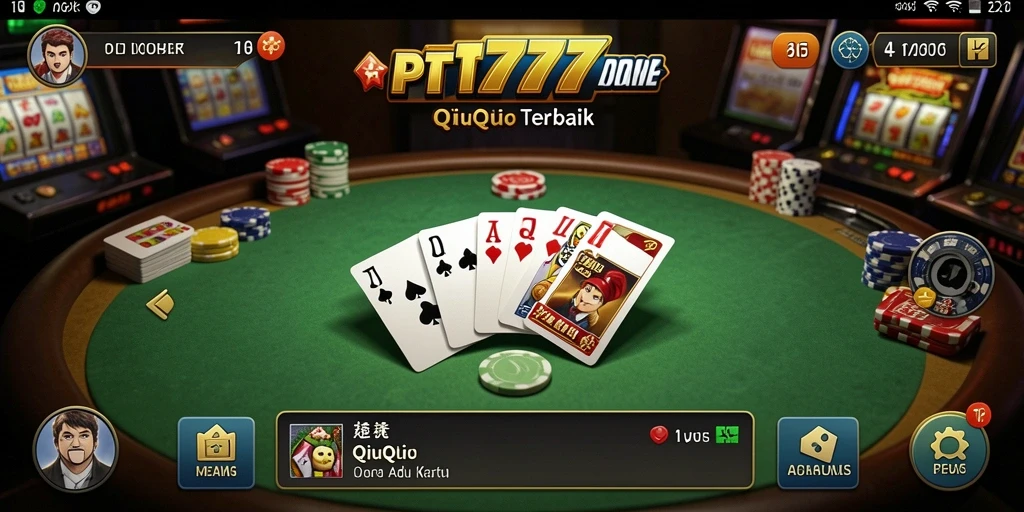 Tampilan seru gameplay QiuQiu di PT777.