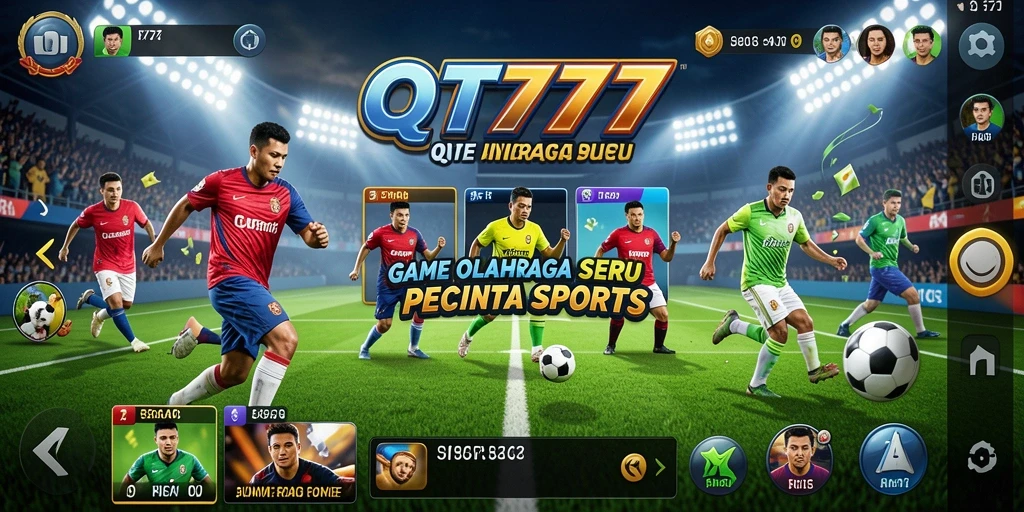 Tampilan menarik dari gameplay QT777 yang penuh aksi olahraga.