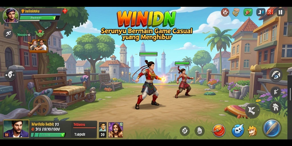 Tampilan gameplay menarik dari WINIDN yang menyenangkan.