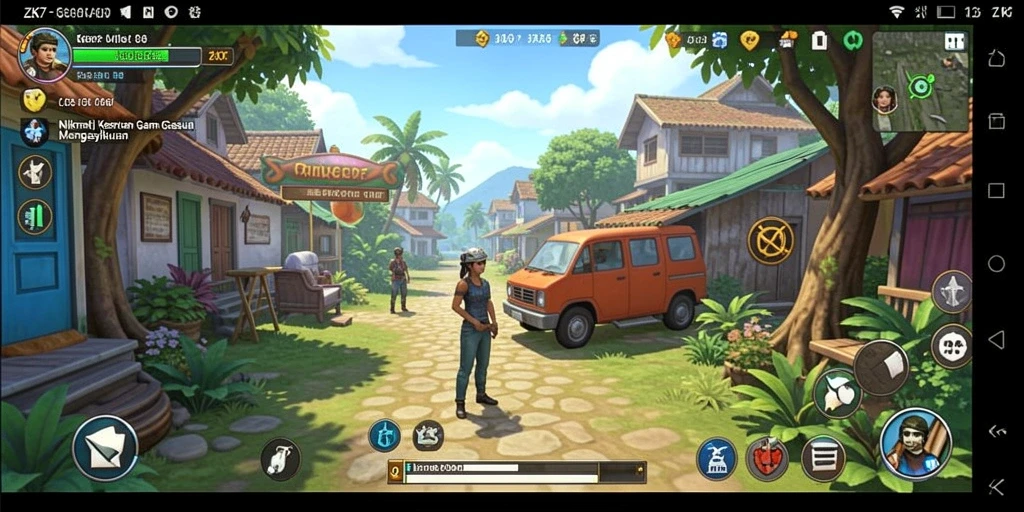 Screenshot ZK7 menunjukkan gameplay yang seru dan interaktif.